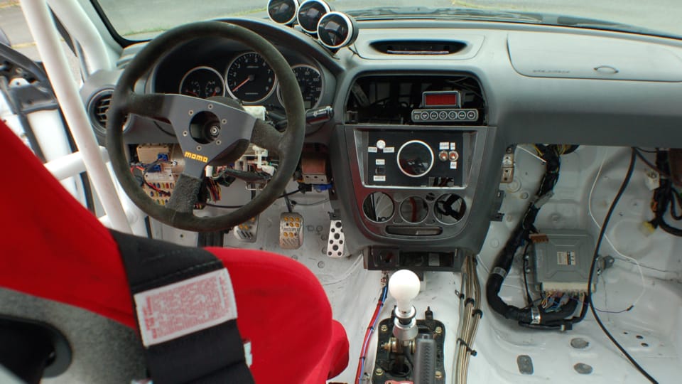 Driver side interior view