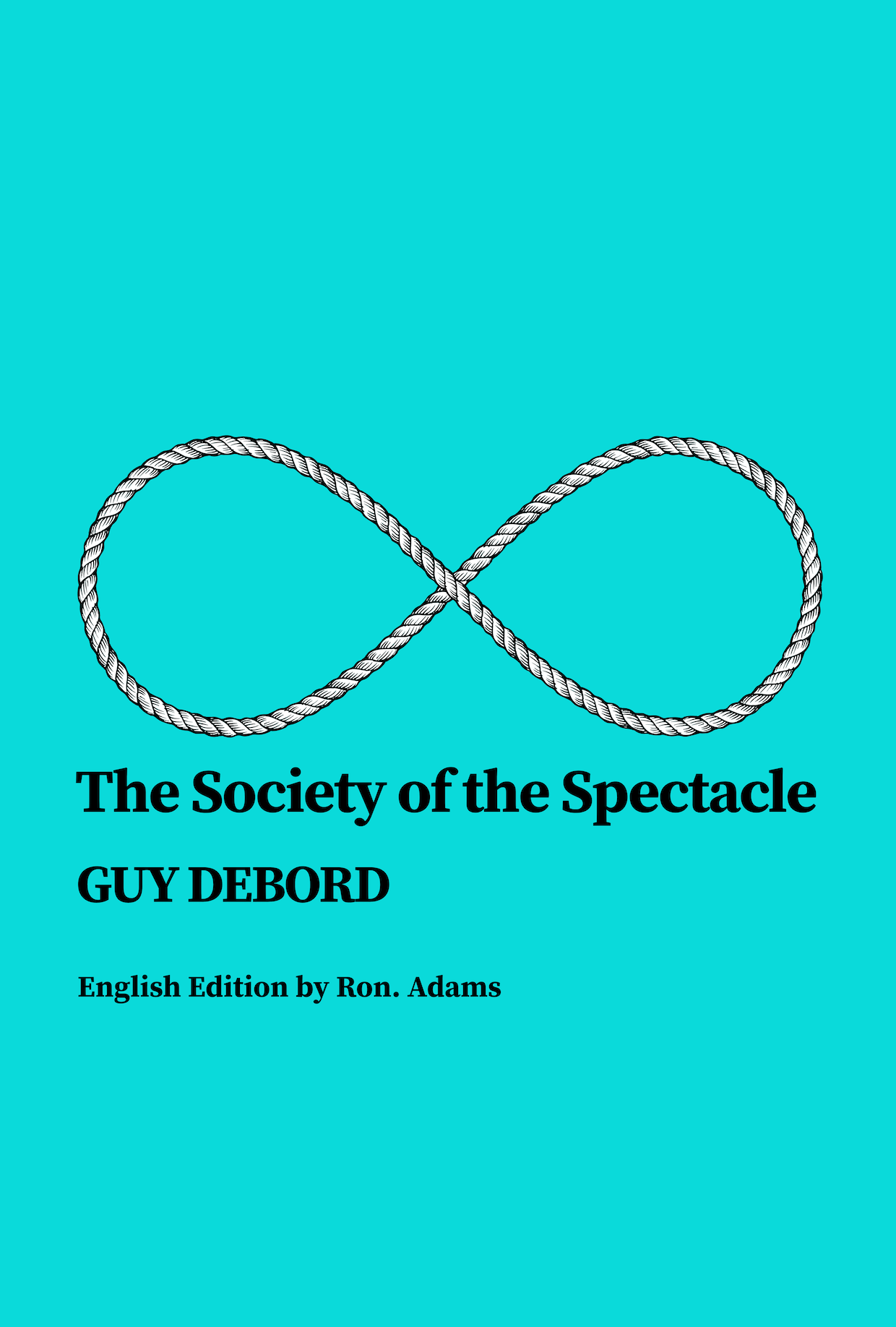 Cover design for The Society of the Spectacle